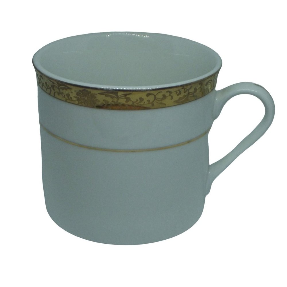Imperial by China Pearl Coffee Cup White & Gold Trim Fine China